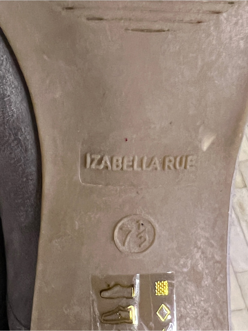 Izabella Rue Gray Suede Pointed-Toe Ankle-Strap Heels - Picture 6 of 7